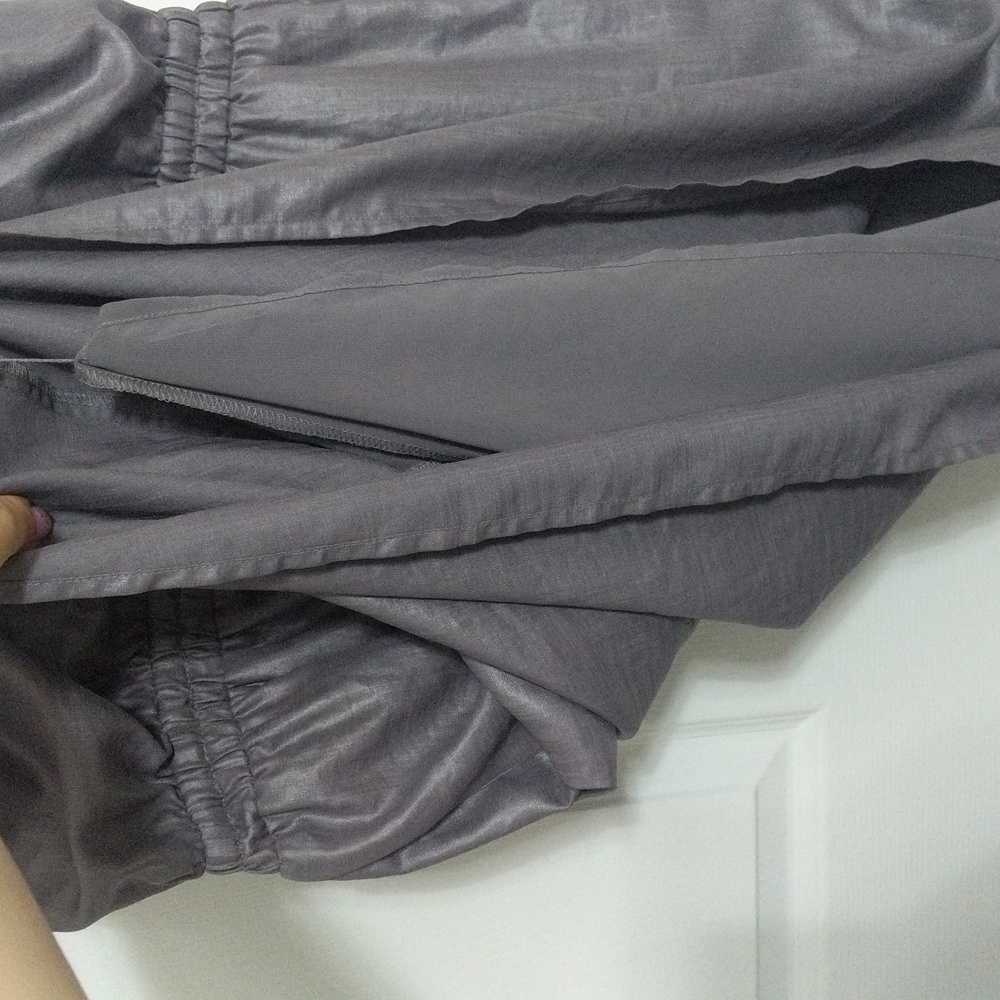 BCBGeneration Layered Tank Drawstring Dress. Size: Large - Picture 7 of 9